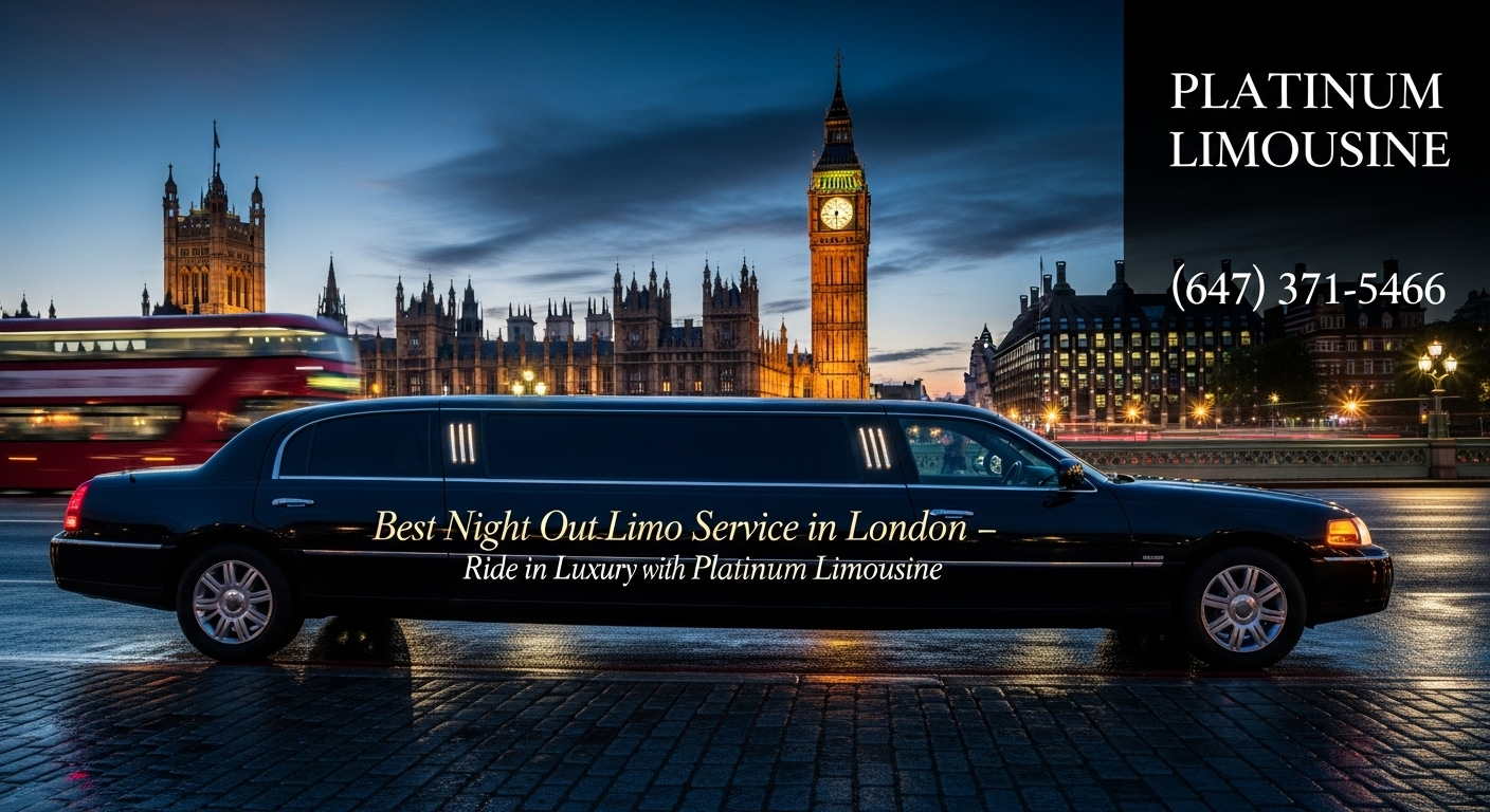 Luxury limousine service in London Ontario for night out events