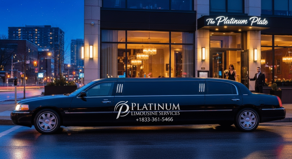 Luxury night out limousine service in Brampton by Platinum Limousine