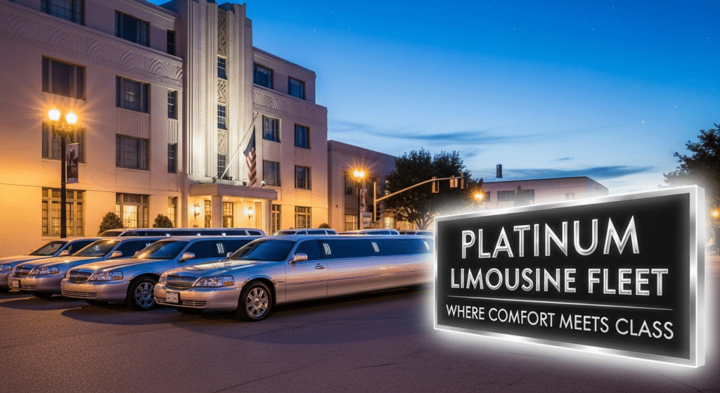 Luxury Platinum Limousine at Toronto Pearson Airport serving Hamilton passengers